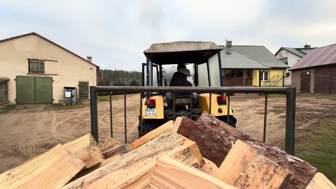 Bringing in the Wood! 🔥 Firewood Delivery Day