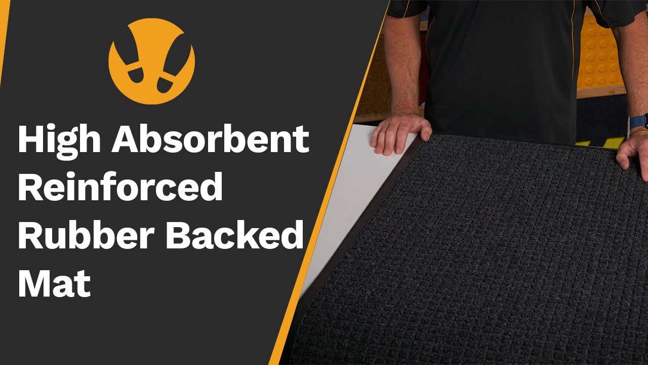 High Absorbent Reinforced Rubber Backed Mat Product Demonstration | Matshop