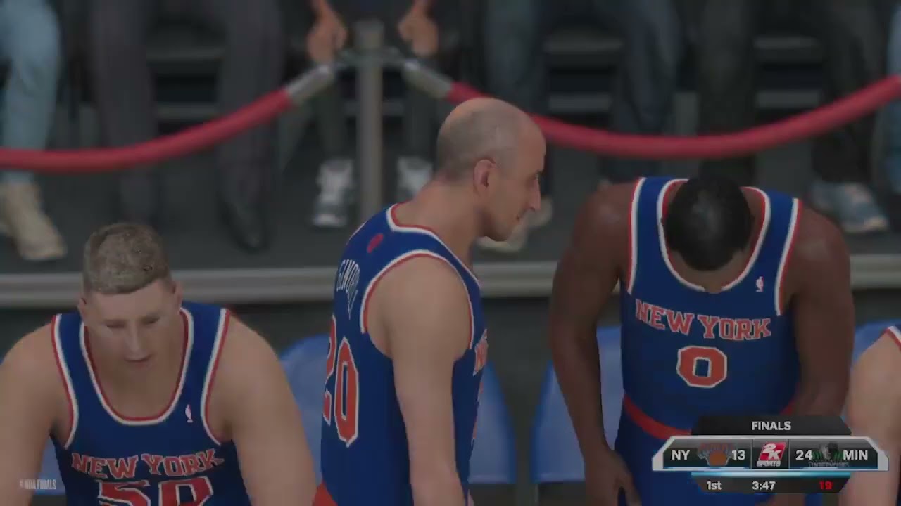 2012 finals 2k Kobe vs Pau.....Timberwolves vs Knicks