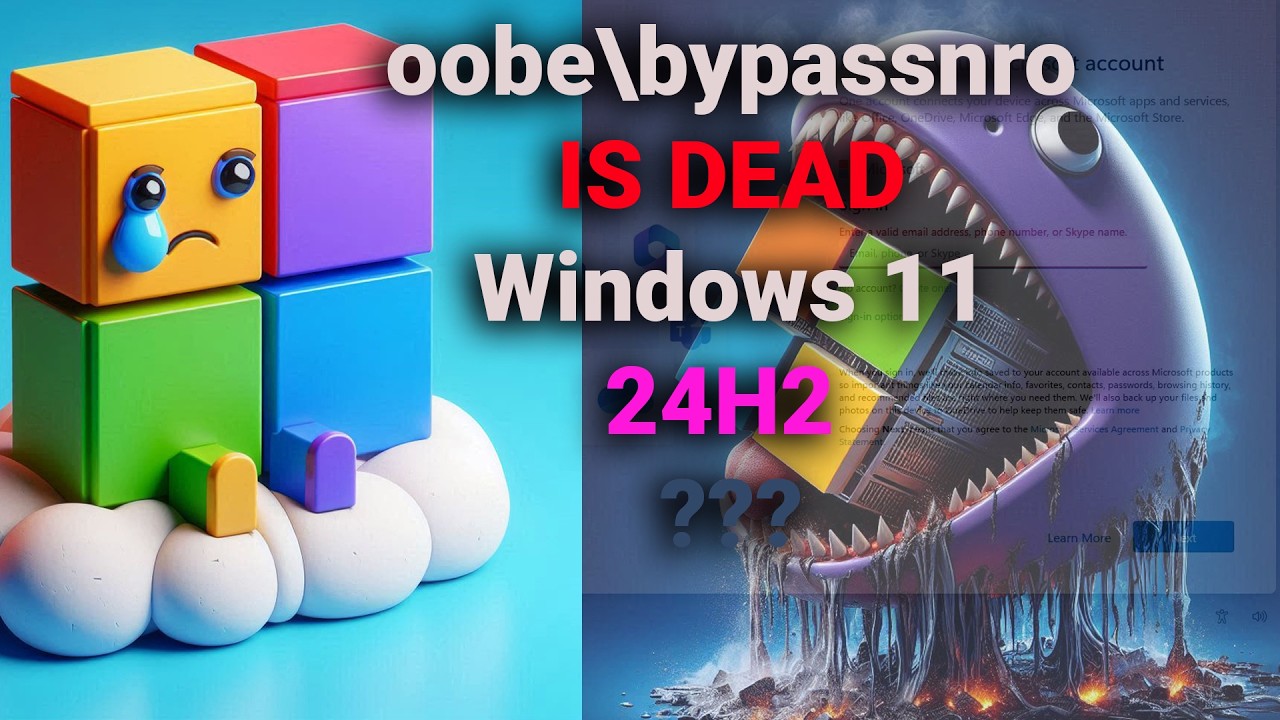 oobe\bypassnro removed from Windows 11 24H2 dead/hidden ?