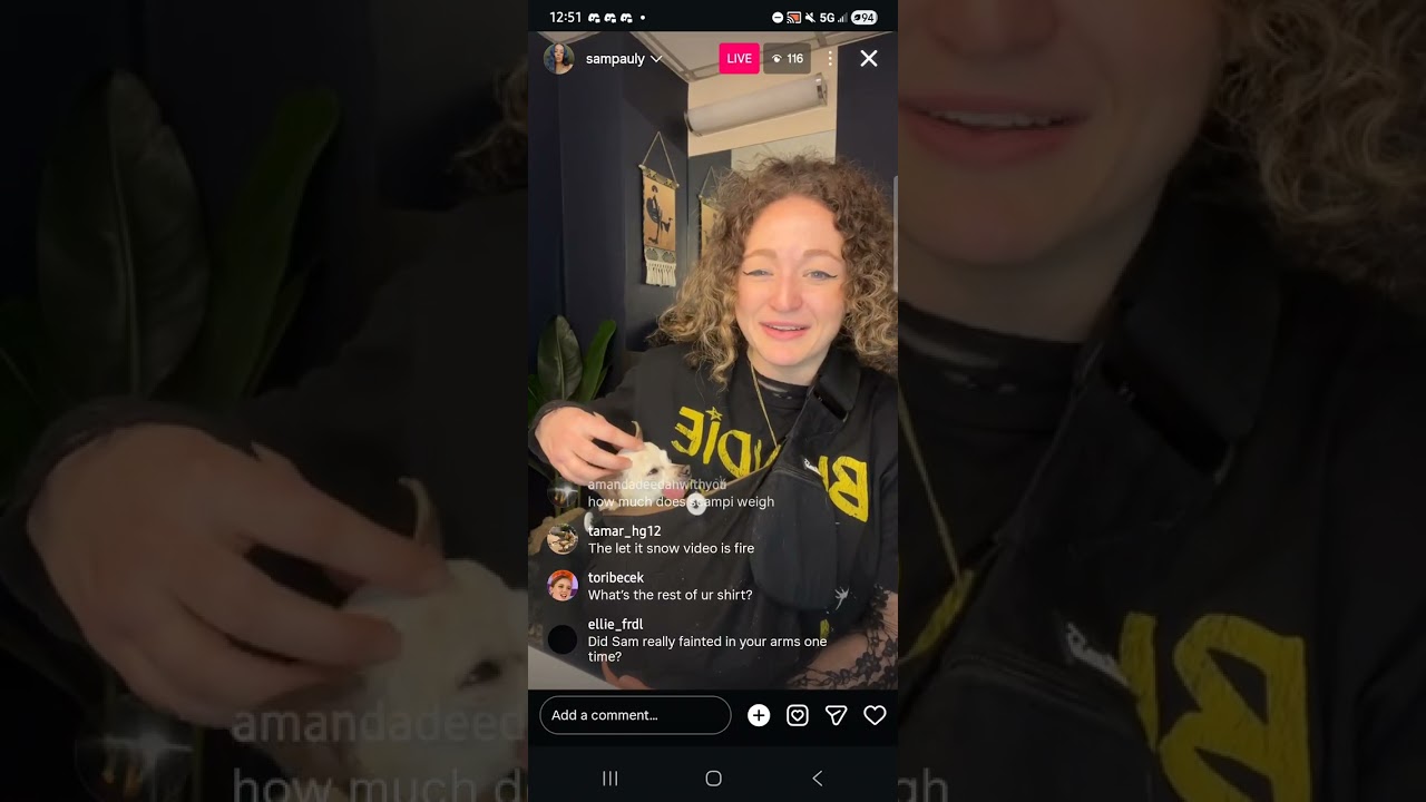 12-20-25 | Samantha Pauly Instagram Live | The Great Gatsby 