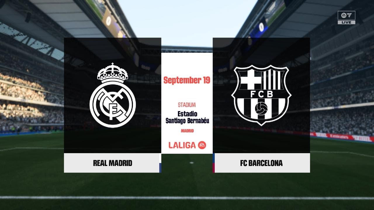 FC 26 | Real Madrid vs FC Barcelona Full Gameplay PS5™ [4K HDR]