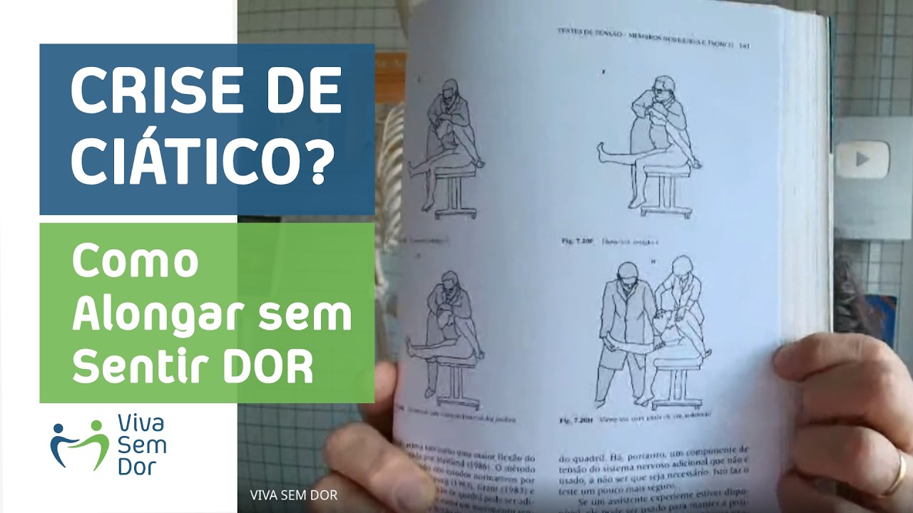 Crise de ciático tem o jeito certo de alongar para fazer sem sentir dor.