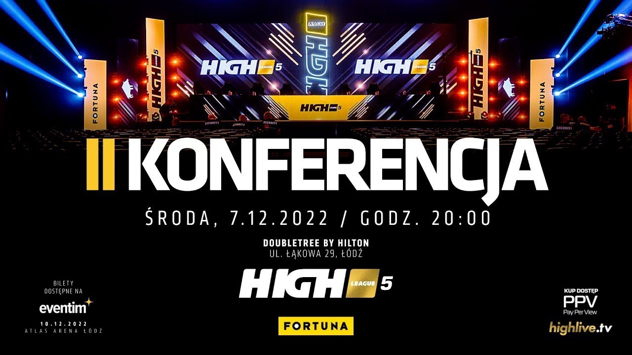 HIGH League 5: II KONFERENCJA (Alberto vs Tybori, Natsu vs Fagata, Muran vs Bomba)