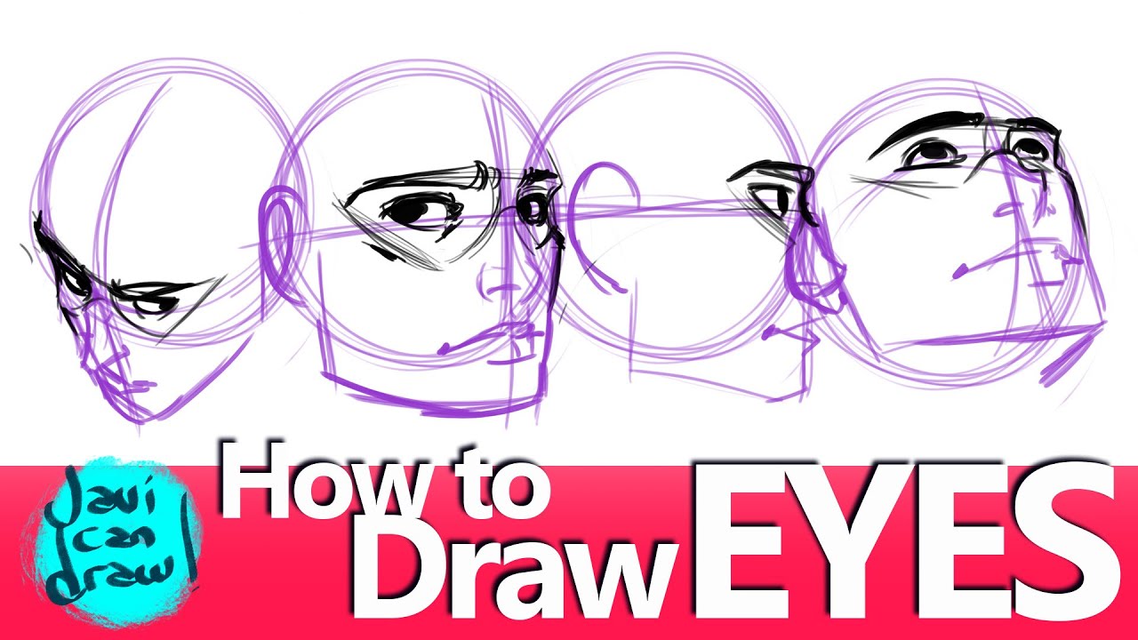 HOW TO PLACE THE EYES CORRECTLY WHEN DRAWING A FACE