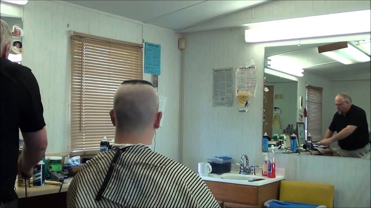 Flattop landing strip hair cut !! Last few minutes of the cut !!