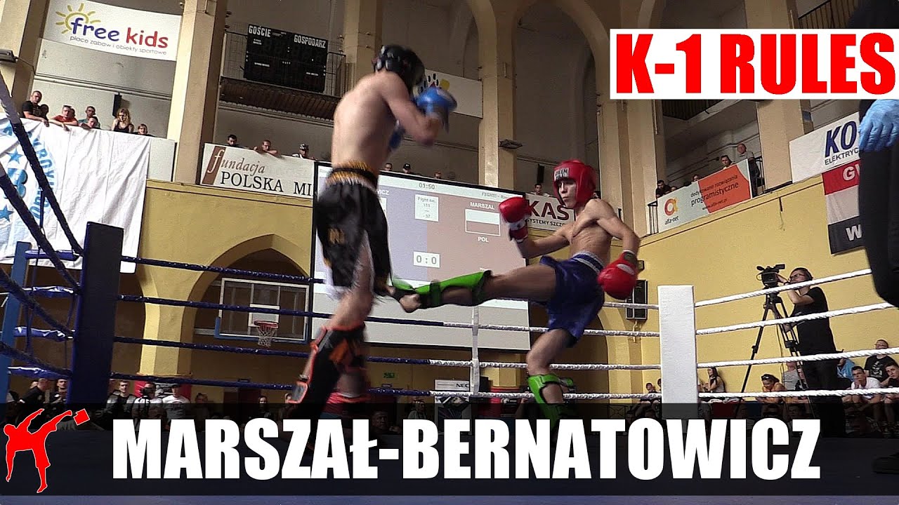 Finał MP K-1 (-57kg): Michał Marszał vs Krystian Bernatowicz