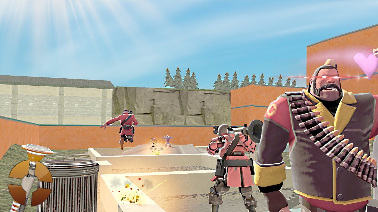 [TF2] Тяжёлый главный теряет рассудок в Jump Academy