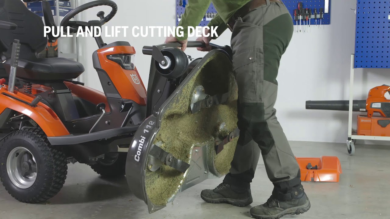How to put your Rider in Service position (R300-series)