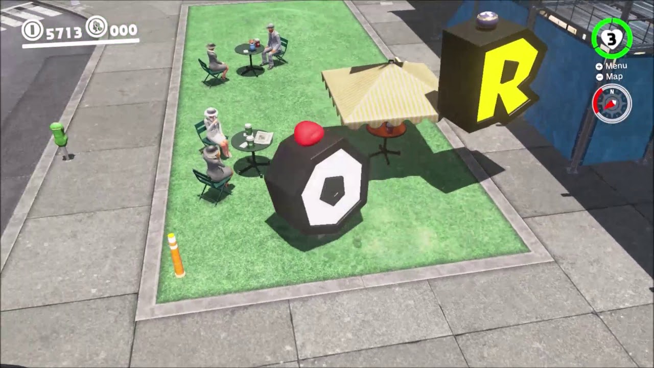 Stacking Letters Glitch (Super Mario Odyssey)