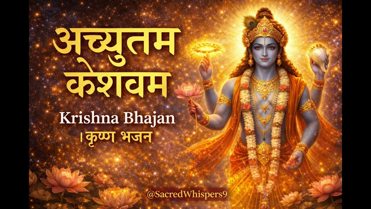 अच्युतम केशवम कृष्ण दामोदरम | Achyutam Keshavam | Full Bhajan