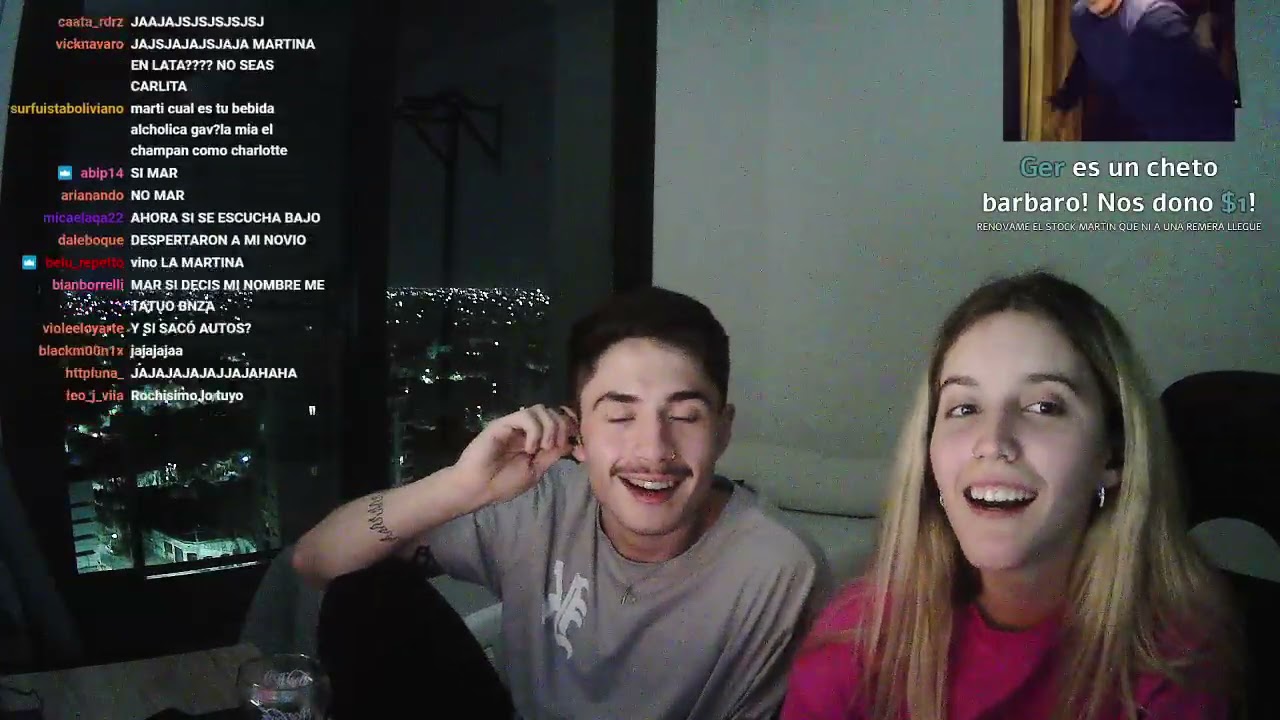 Marti Benza y Nico Ferrero en Stream - 12/06/2021