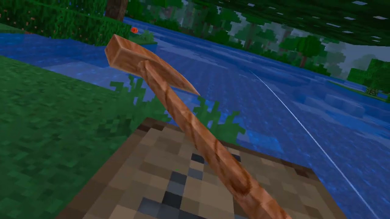 playing Minecraft's vr remake