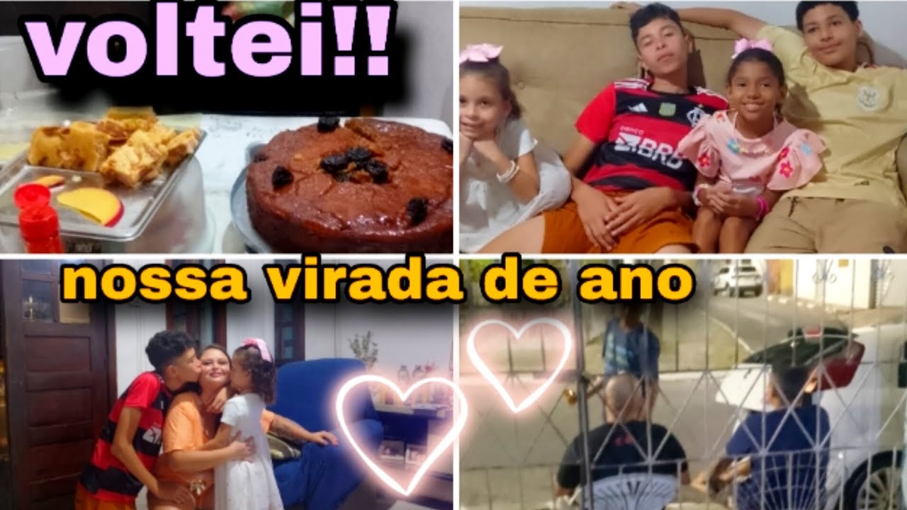 Voltei!! // Nossa virada de ano ❤️🙌🙏