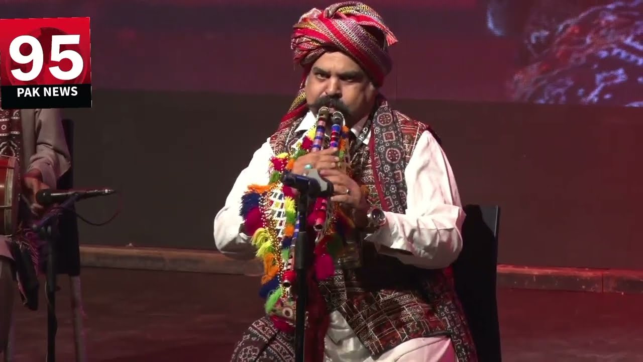 Akbar Khamiso Khan | World Culture Festival 2025 | Ahmed Shah | Arts Council | 95 PAK NEWS