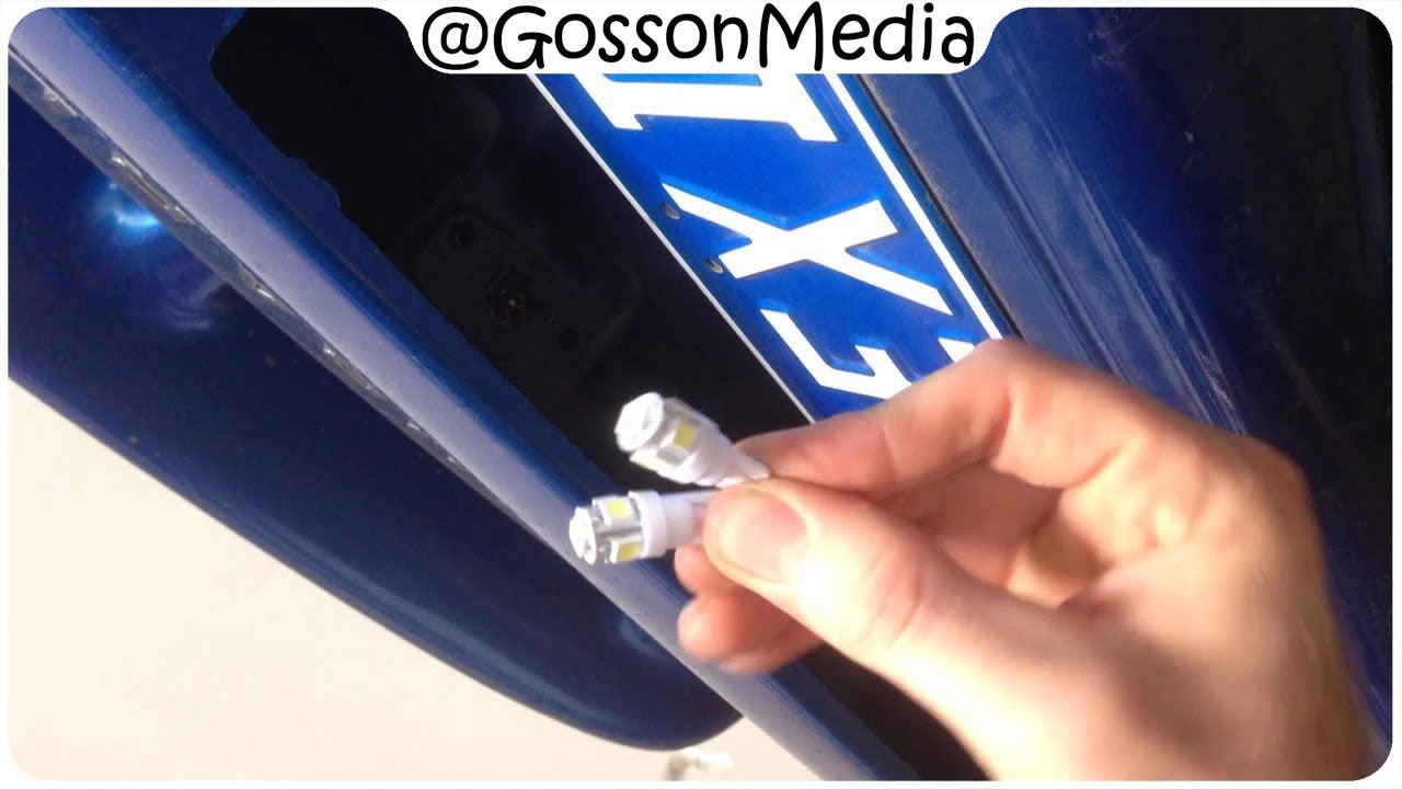 Upgrading to LED Licence Plate Light Globes - Subaru WRX