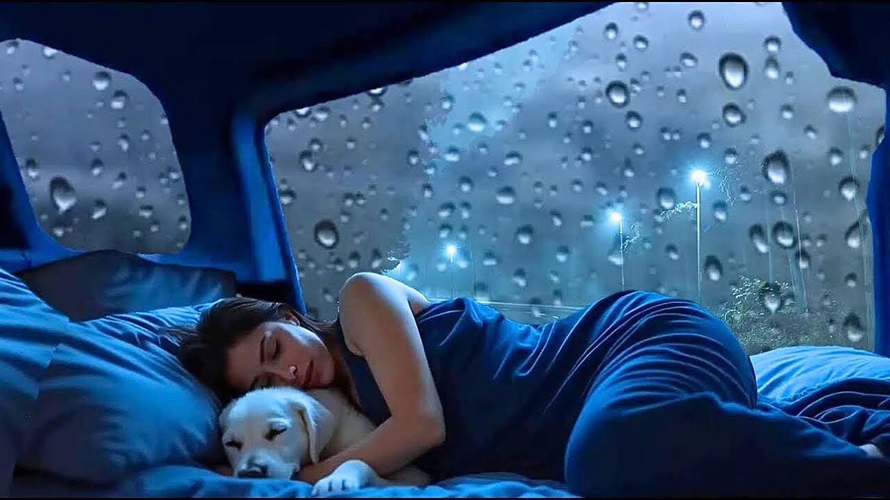 Bruit de pluie pour bien dormir et se détendre Forte pluie pour insomnie une nuit pluvieuse | ASMR