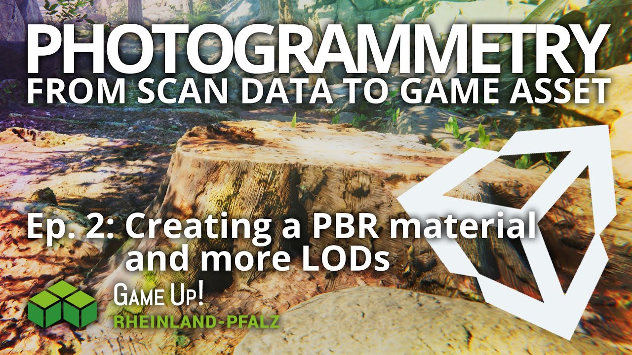 Photogrammetry Tutorial: Substance to Unity - From Scan Data to Game Asset - PBR Materials