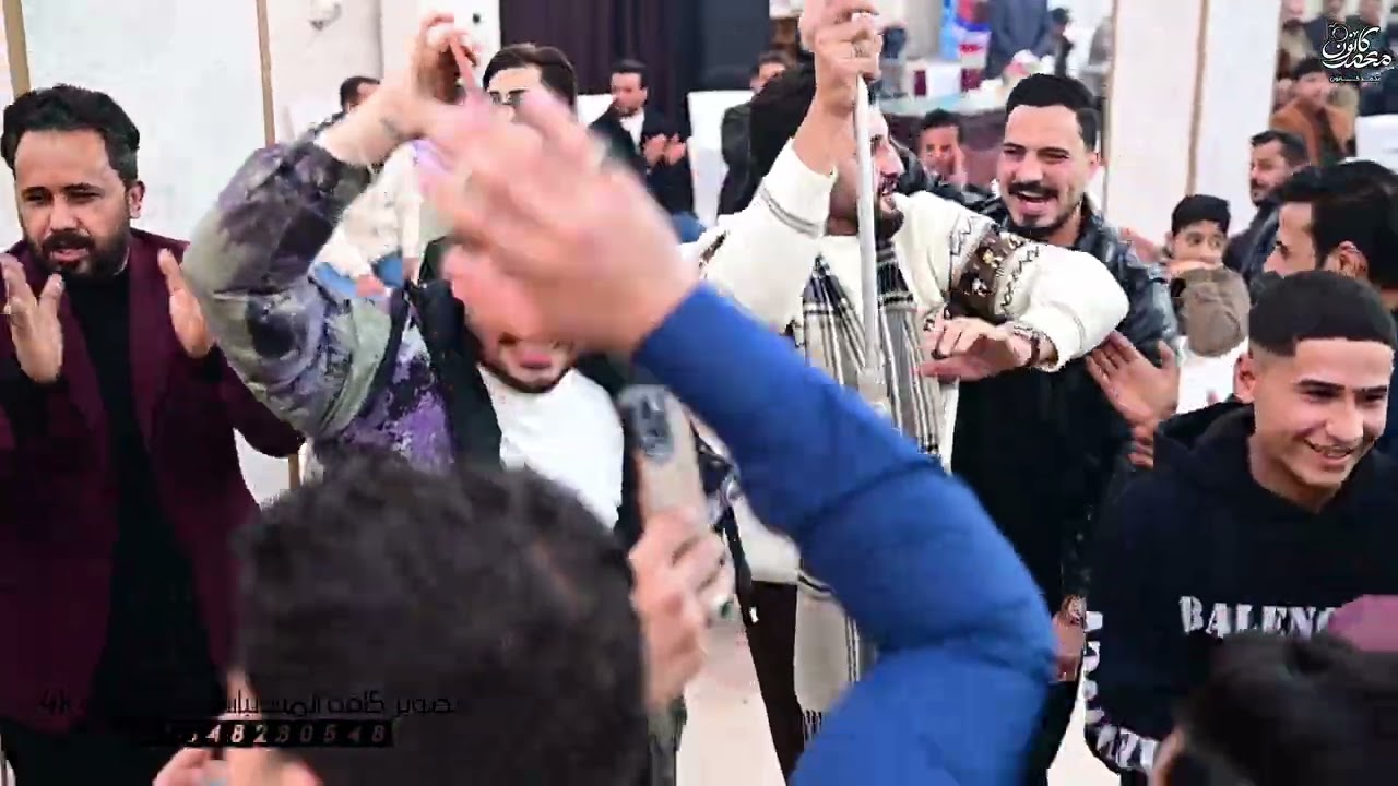 المنشد نصير الجنابي(لاتمشي ويا صاحب)حفل حناء الشاب امير الغزي جزء 1