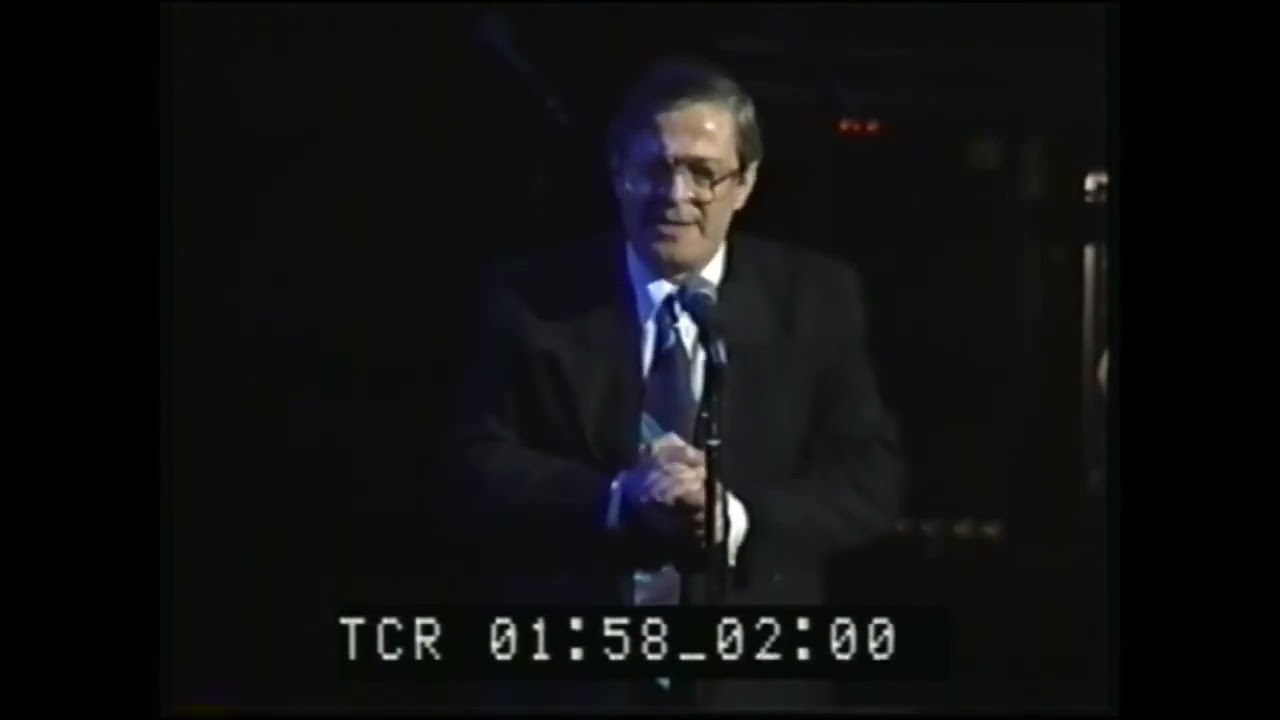 Rare footage of Yigal Calek speaking in 1992