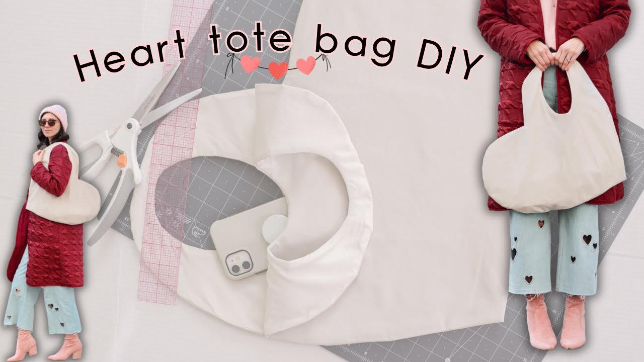 Heart Tote Bag tutorial