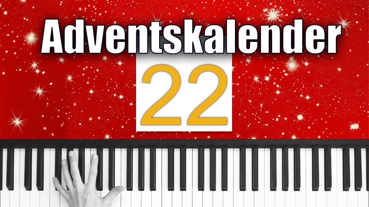 Jingle Bells - Klavier lernen - Adventskalender