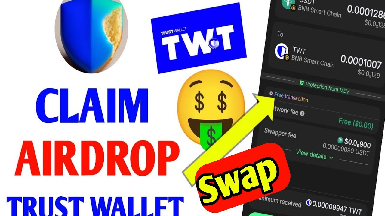 💰 Claim FREE TWT Airdrop on Trust Wallet! | Full Swap Tutorial (2025) 🚀