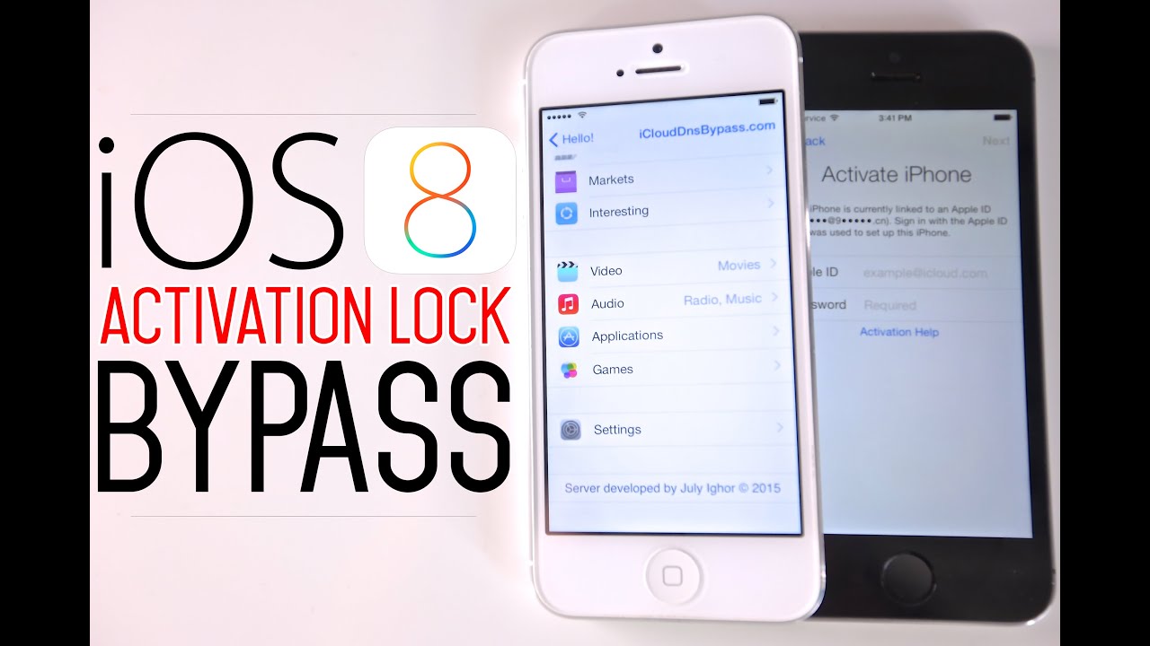 How To Bypass iOS 8 iCloud Activation Lock Screen on 8.1.3 / 8.1.2 / 8.1.1