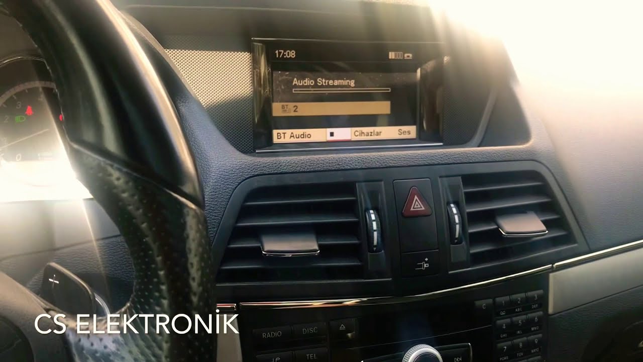 Mercedes E W207 Bluetooth Audio ( Bluetooth Müzik)