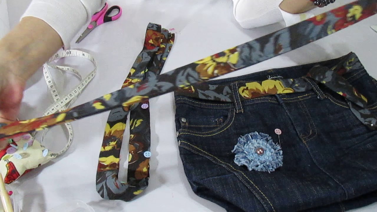 Bolso vaquero reciclado - costura de hadas