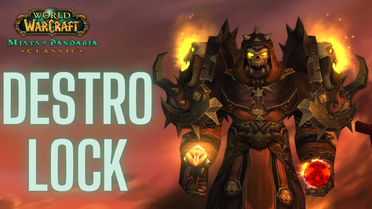DESTRUCTION WARLOCK PvP Gameplay | MISTS OF PANDARIA CLASSIC |