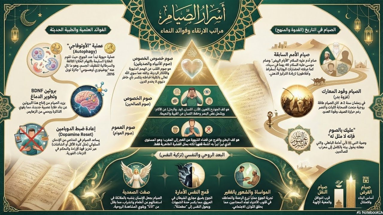 حقيقة الصوم - في مرآة تاريخ التصوف والسائنس .  العربي الفصحى 