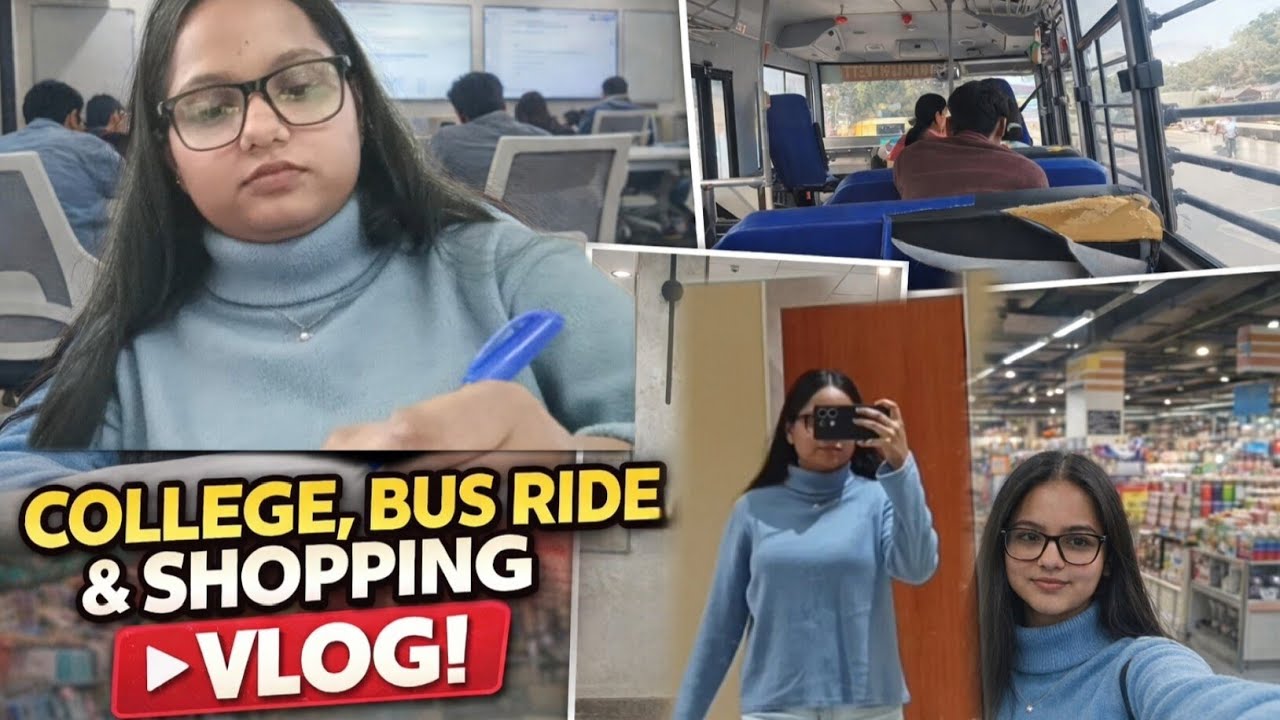A Day at University | Hostel Life, Cooking, Shopping & Friends 💬