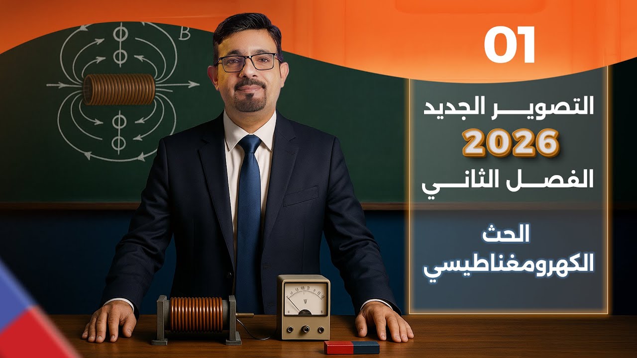 الفصل الثاني - الحث الكهرومغناطيسي || المحاضرة 1 || تصوير 2026