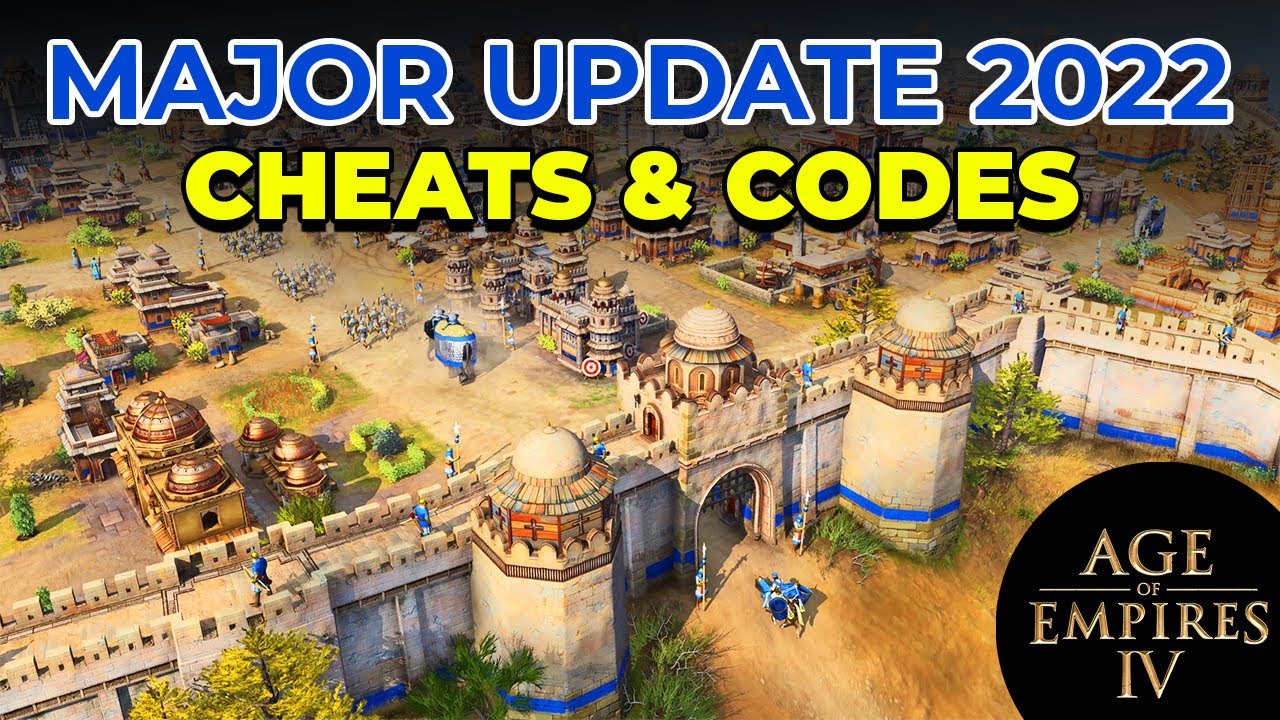 Age of Empires 4 - Cheat Codes List & Console Commands | AOE4 Major 2022 UPDATE | CHEATS gameplay