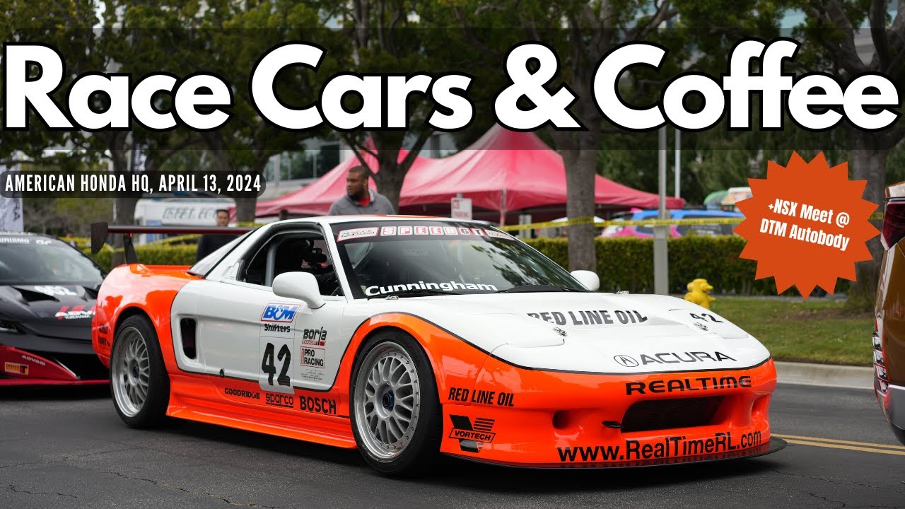 The most LEGIT Raced out Hondas | Honda Race Cars & Coffee + DTM NSX Meet!