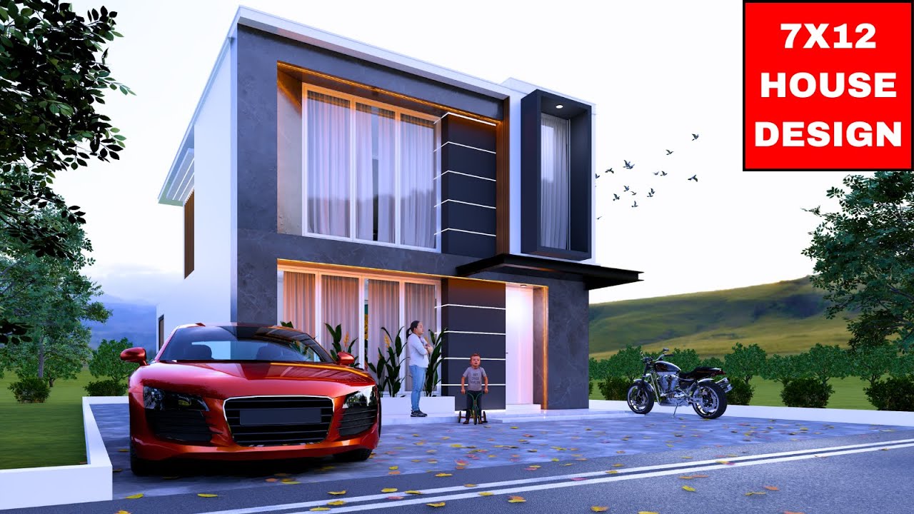 House Design | 7x12 | Modern House Design 2024 | 84m² | 905 ft²