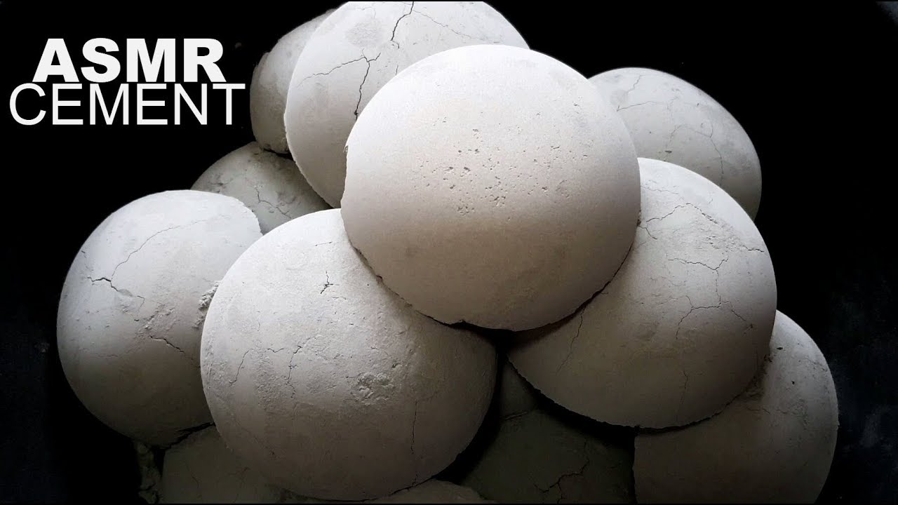 ASMR : Satisfying Pure Cement Crumble in Water #249