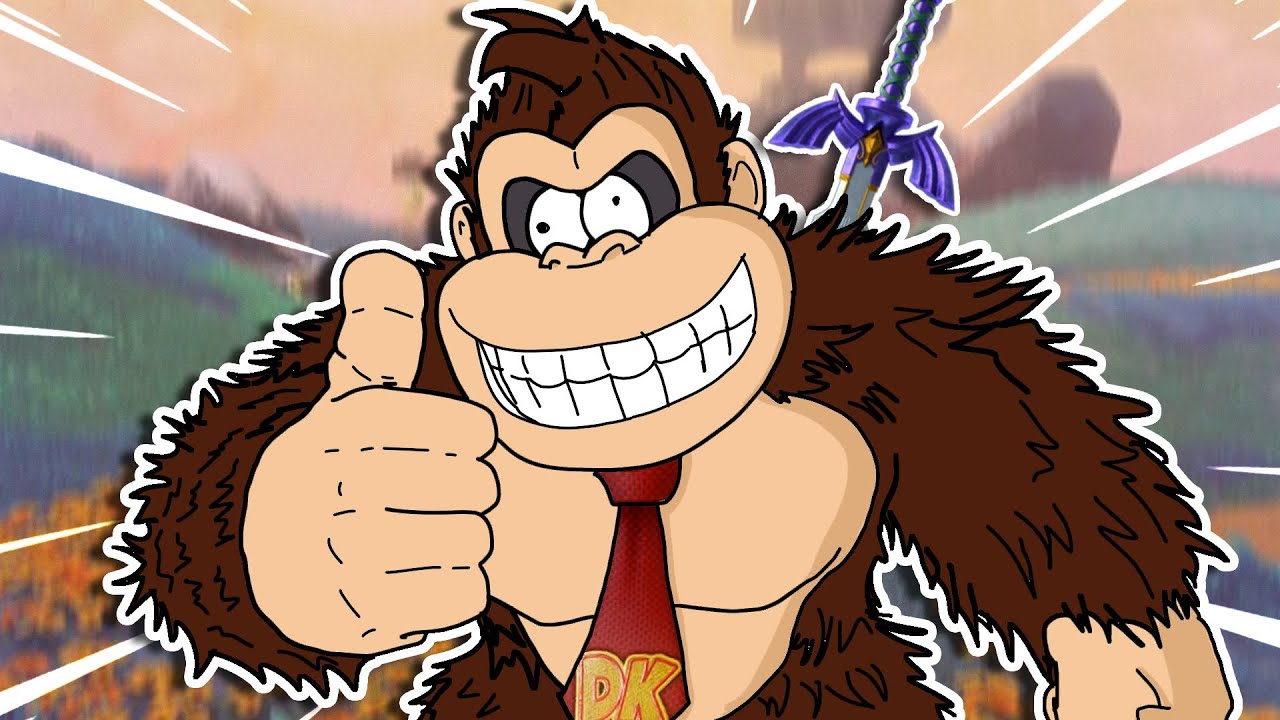 Massive Zelda fan Finally plays Donkey Kong Bananza for the first time!