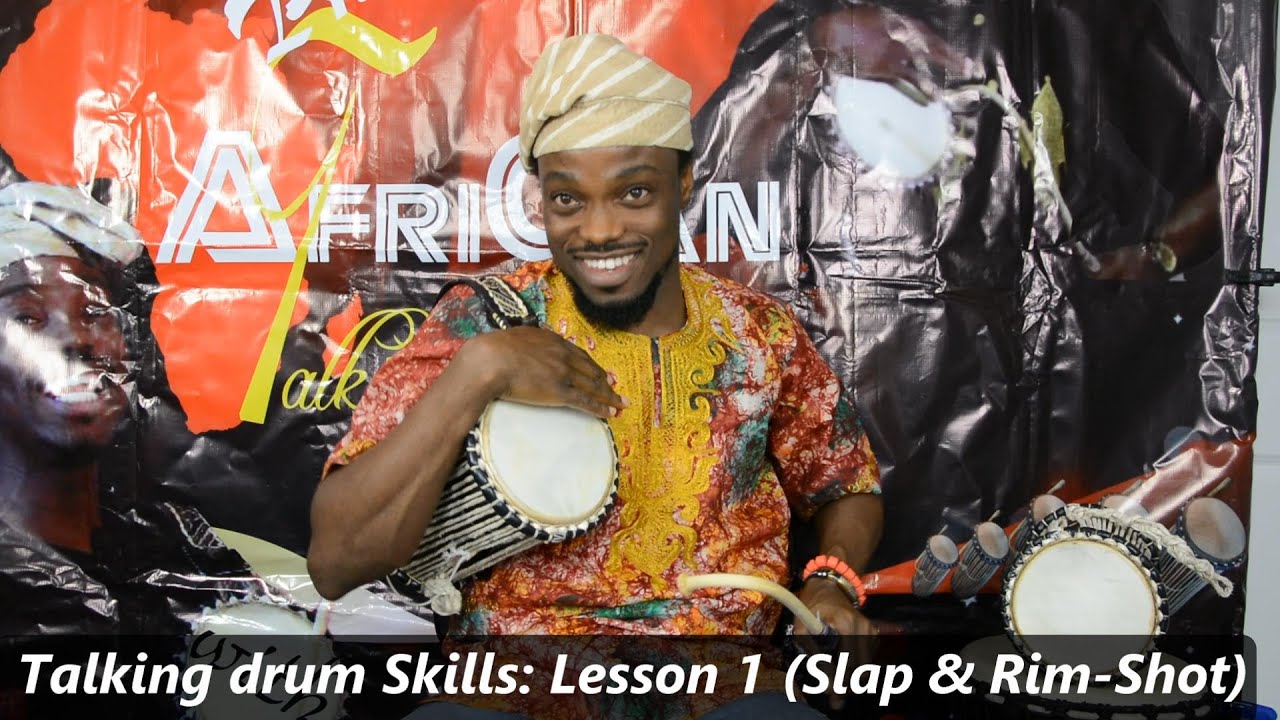 Talking Drum Skills (lesson 1): Slap and Rim-shot