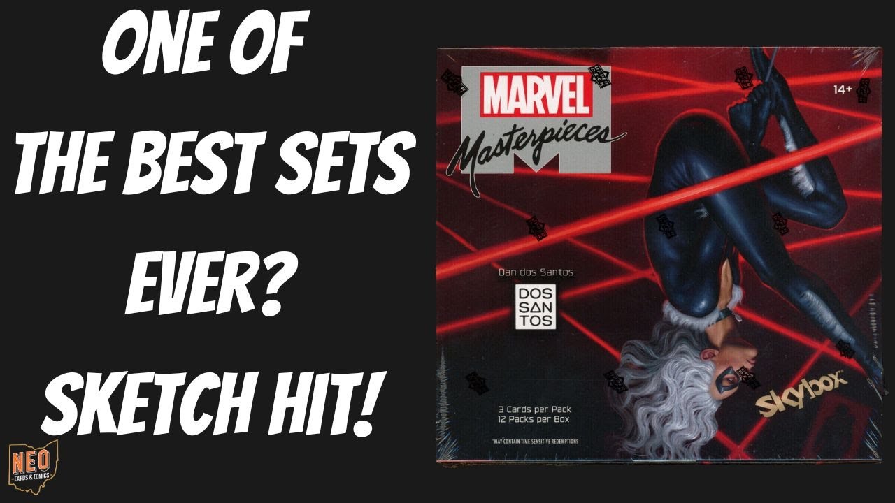 Открываем коробку «Шедевры Marvel». Это лучший набор карт Marvel?