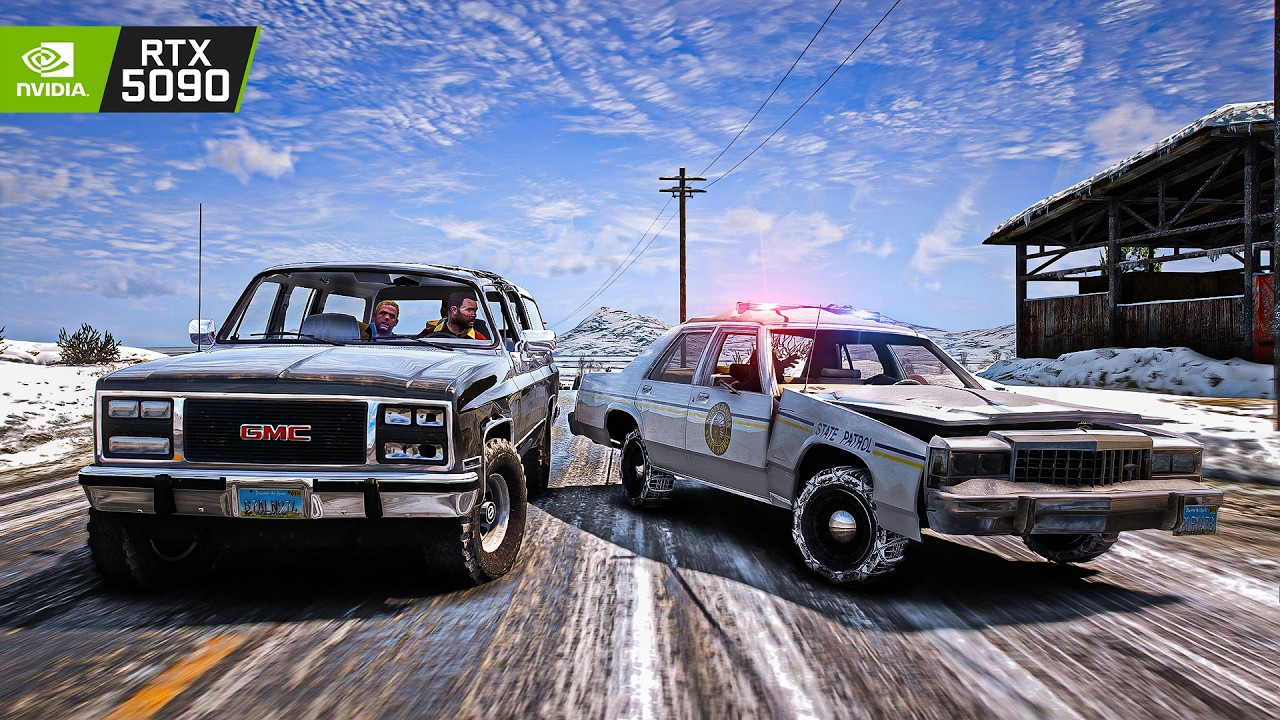 GTA 5 'Prologue' Mission 8K Gameplay | RTX 5090 Remastered Graphics MOD