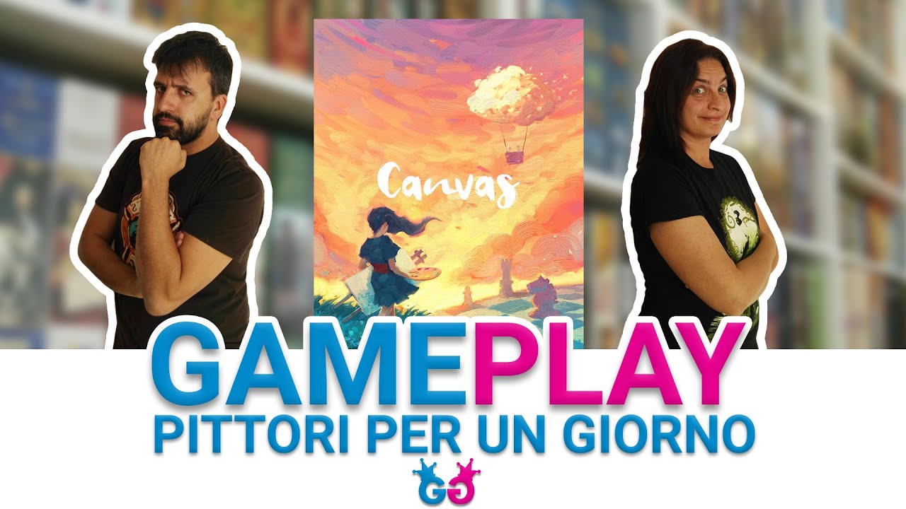Canvas, Partita Completa al Gioco da Tavolo dei dipinti su carte trasparenti!