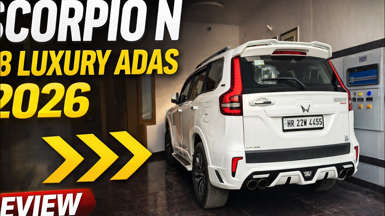 Review - Scorpio N Z8 Luxury Adas Automatic White Colour 2025 Details Review 