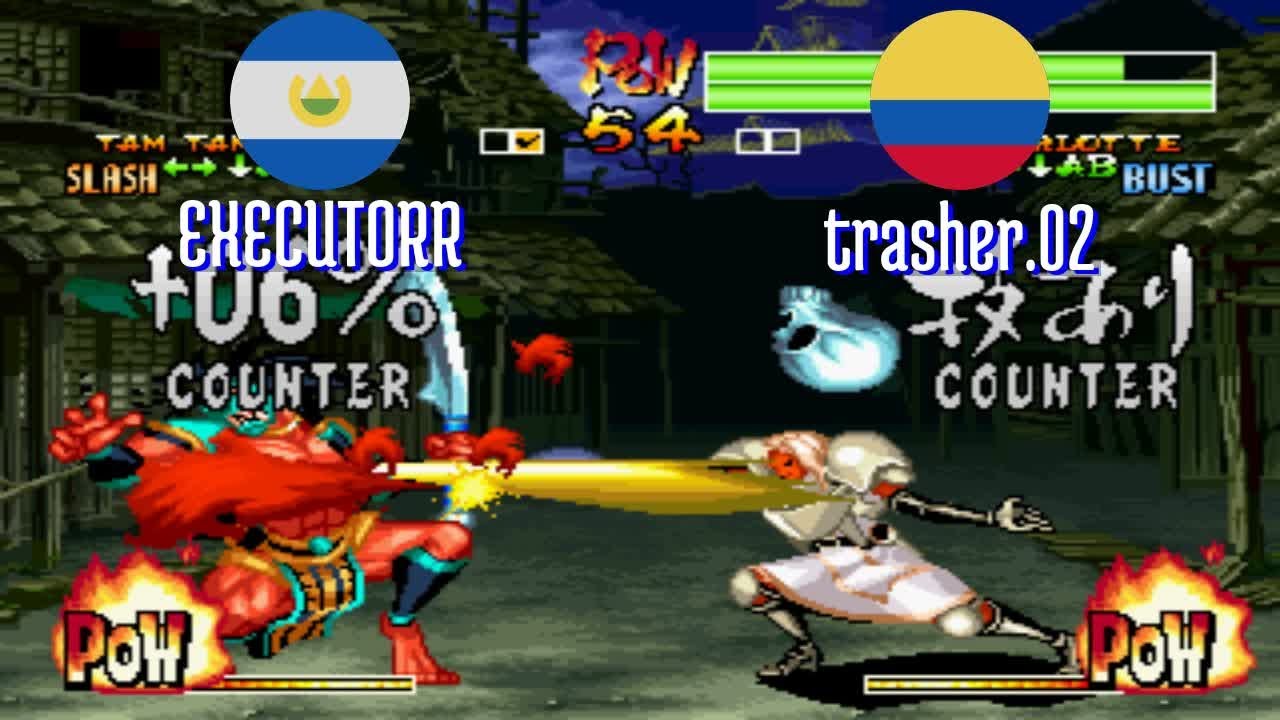 FT3 @samsho4: EXECUTORR (SV) vs trasher.02 (CO) [Samurai Shodown IV Fightcade] Mar 18