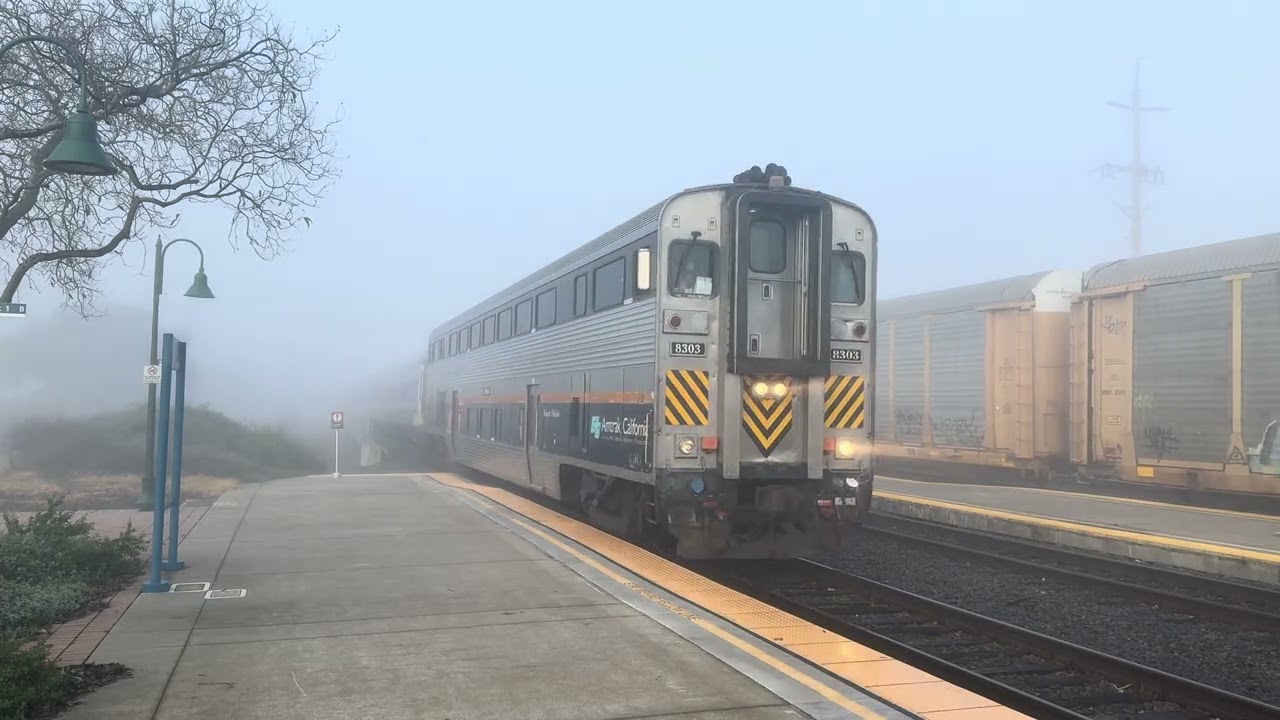 Train action at the end of 2025 FT@ACalifornianRailfanner and @DavidJones31974 onboard 710