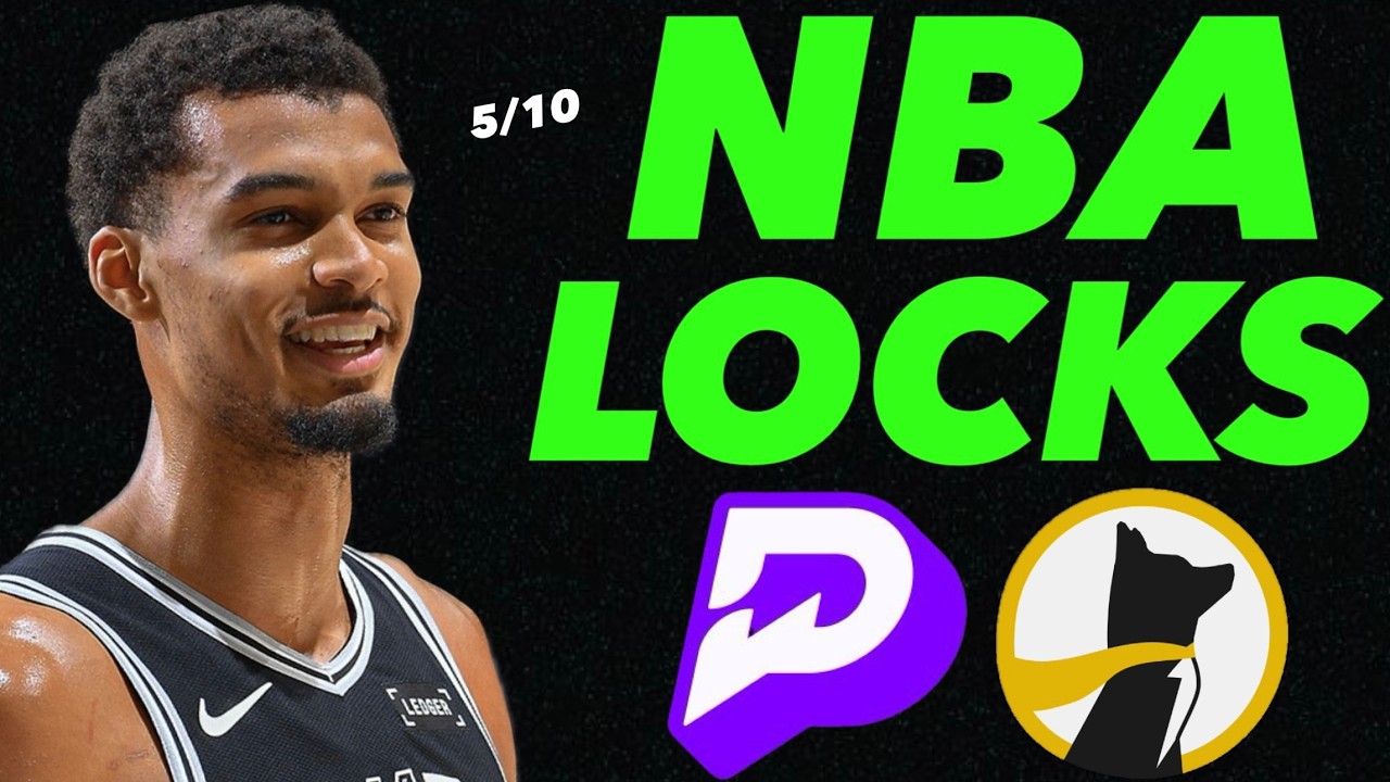 PRIZEPICKS NBA PLAYOFFS SUNDAY 5/10/26 - FREE PICKS!!!  (NBA RUN!!!) - BEST PLAYER PROPS - NBA TODAY