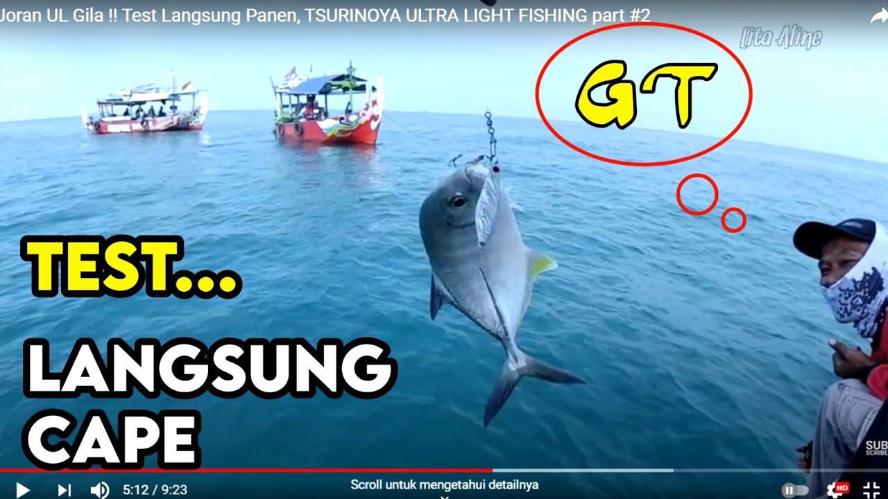 Joran UL Gila !! Test Langsung Panen, TSURINOYA ULTRA LIGHT FISHING part #2