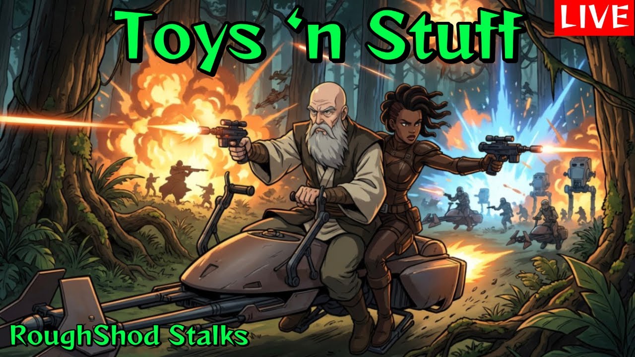 RoughShod LIVE‼️Toys ‘n Stuff‼️Toy News & Chat‼️ #ToyChannel