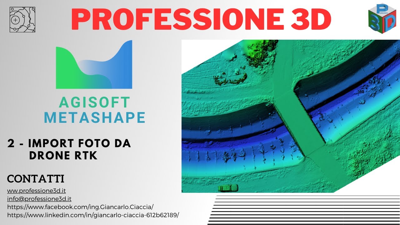 2 – Importazione foto da drone RTK (DJI Mavic 3E RTK) in Agisoft Metashape